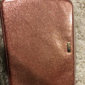 Kate space pink sparkly Mac book air case